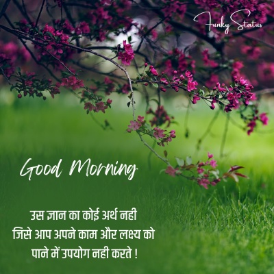 good morning wishes in hindi