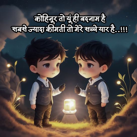 Happy dosti status in hindi