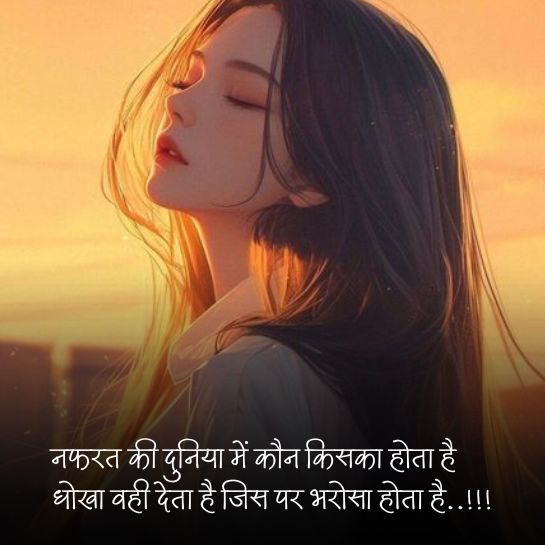 Love meian Dhoka shayari